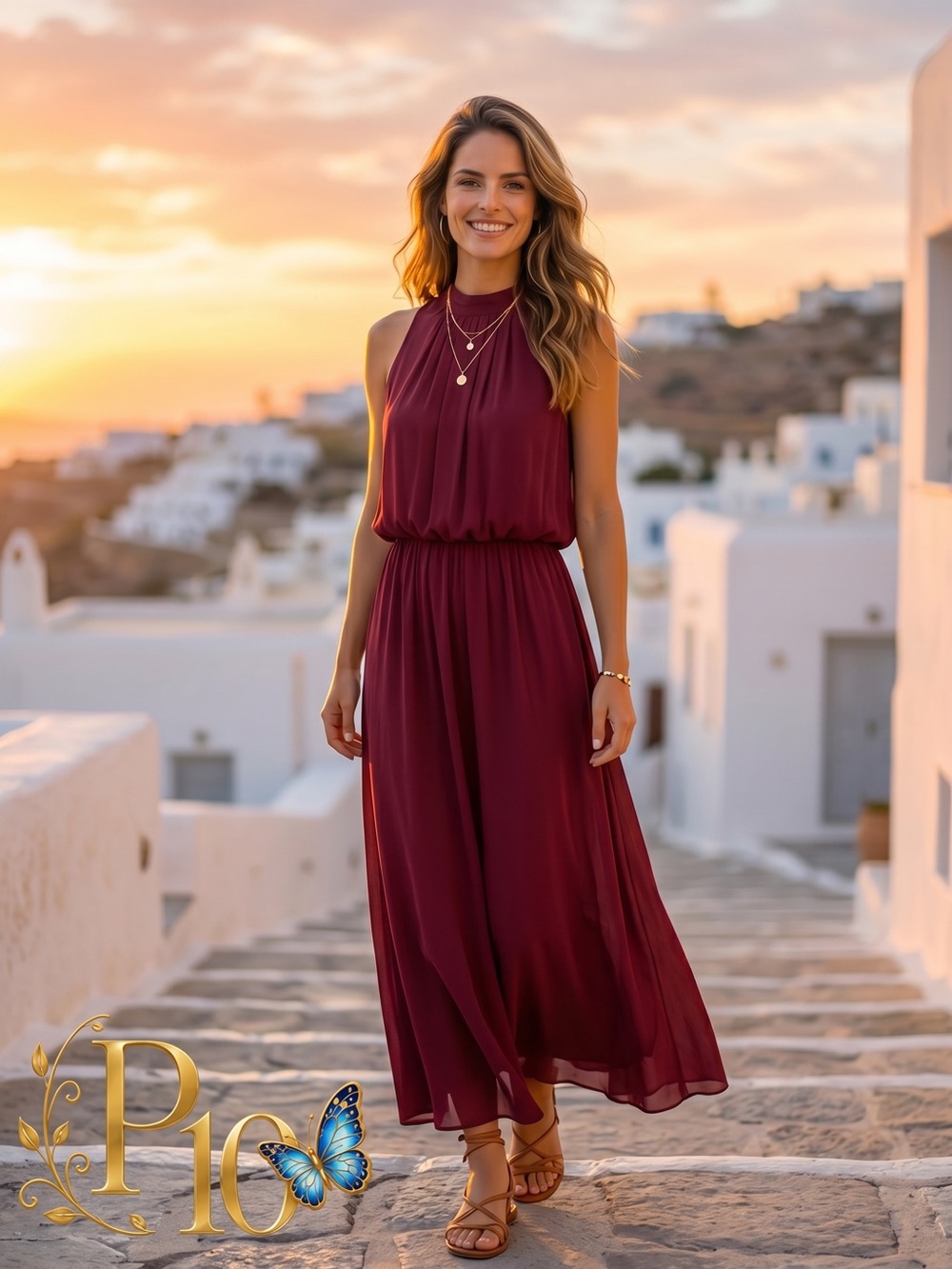 ZARA Chic Burgundy Wine Sleeveless MIDI Dress size M - Picture 2 of 12